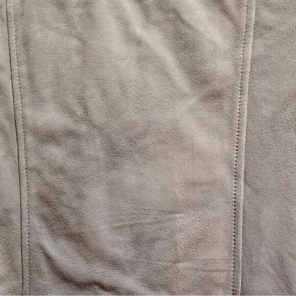 ALL SAINTS Sky Blue Suede Moto Jacket NWOT Sz 2 - Picture 15 of 16